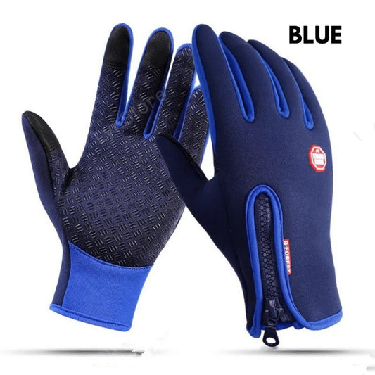 Waterproof Winter Riding Gloves – Touch Screen, Anti-Slip, Fleece-Lined