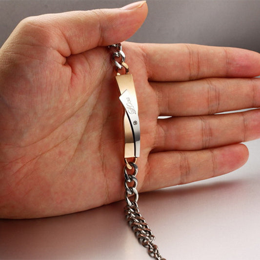 Couple Cross Bracelet – Matching Adjustable His & Hers Friendship Bracelet