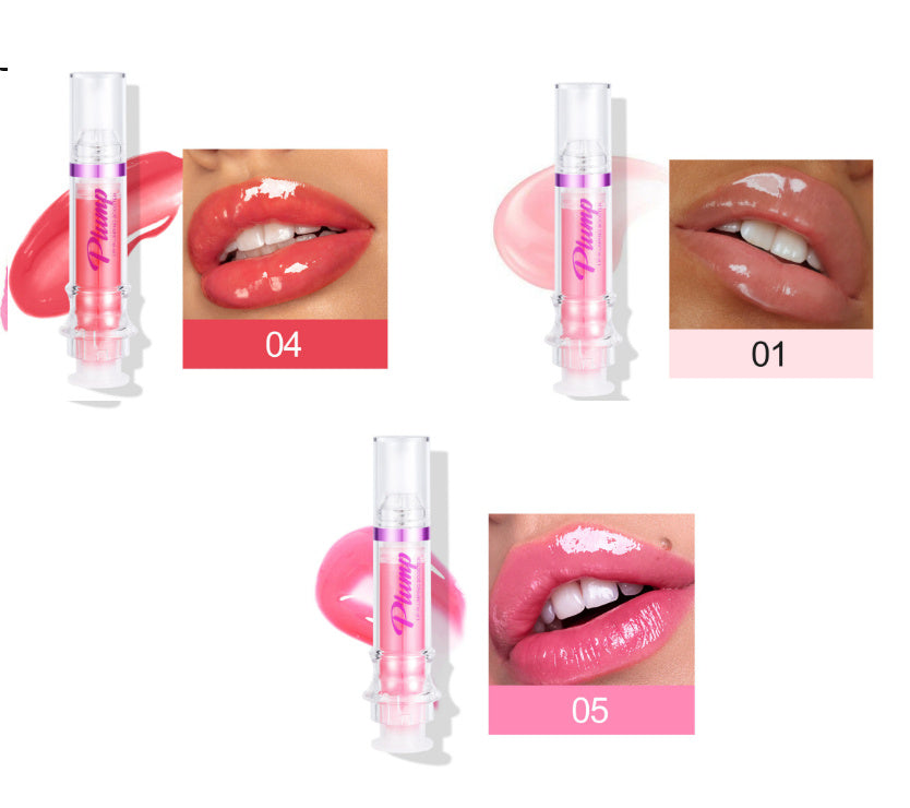Rich Glossy Liquid Lipstick – Spicy Plumping Mirror Shine Lip Gloss