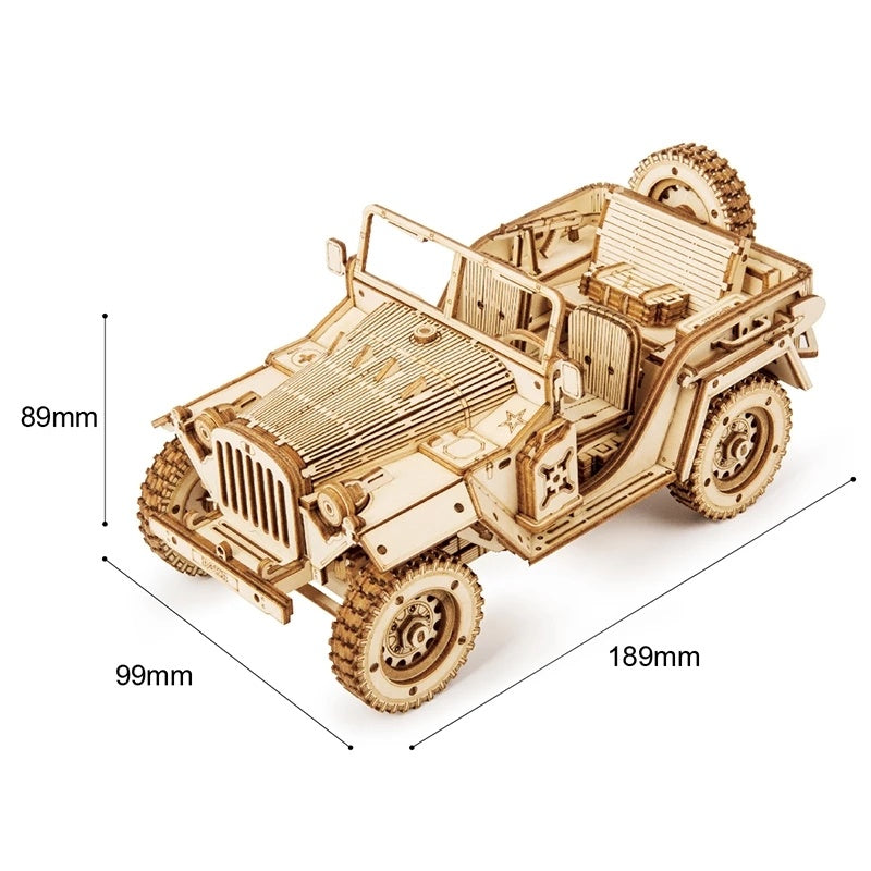 3D Wooden Puzzle Model – MC701 DIY Mechanical Building Kit