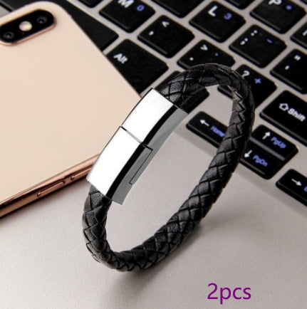 Bracelet USB Charging Cable – Wearable Data & Charging Cord for iPhone / USB-C / Micro USB