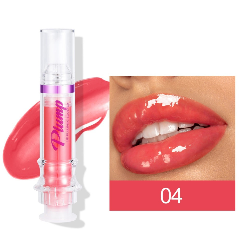 Rich Glossy Liquid Lipstick – Spicy Plumping Mirror Shine Lip Gloss