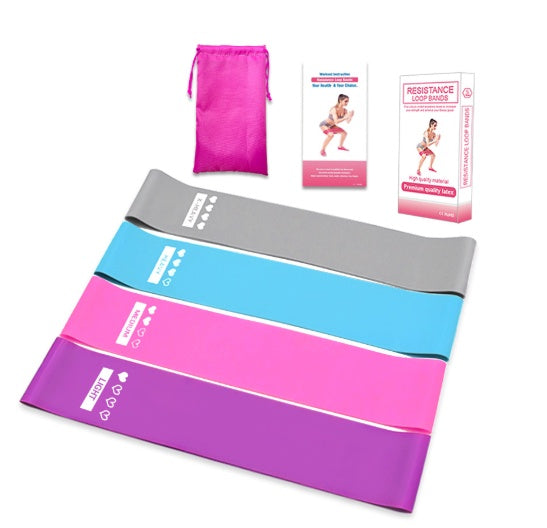 Resistance Bands Set – Elastic Booty & Fitness Bands for Gym, Yoga & Home Workouts