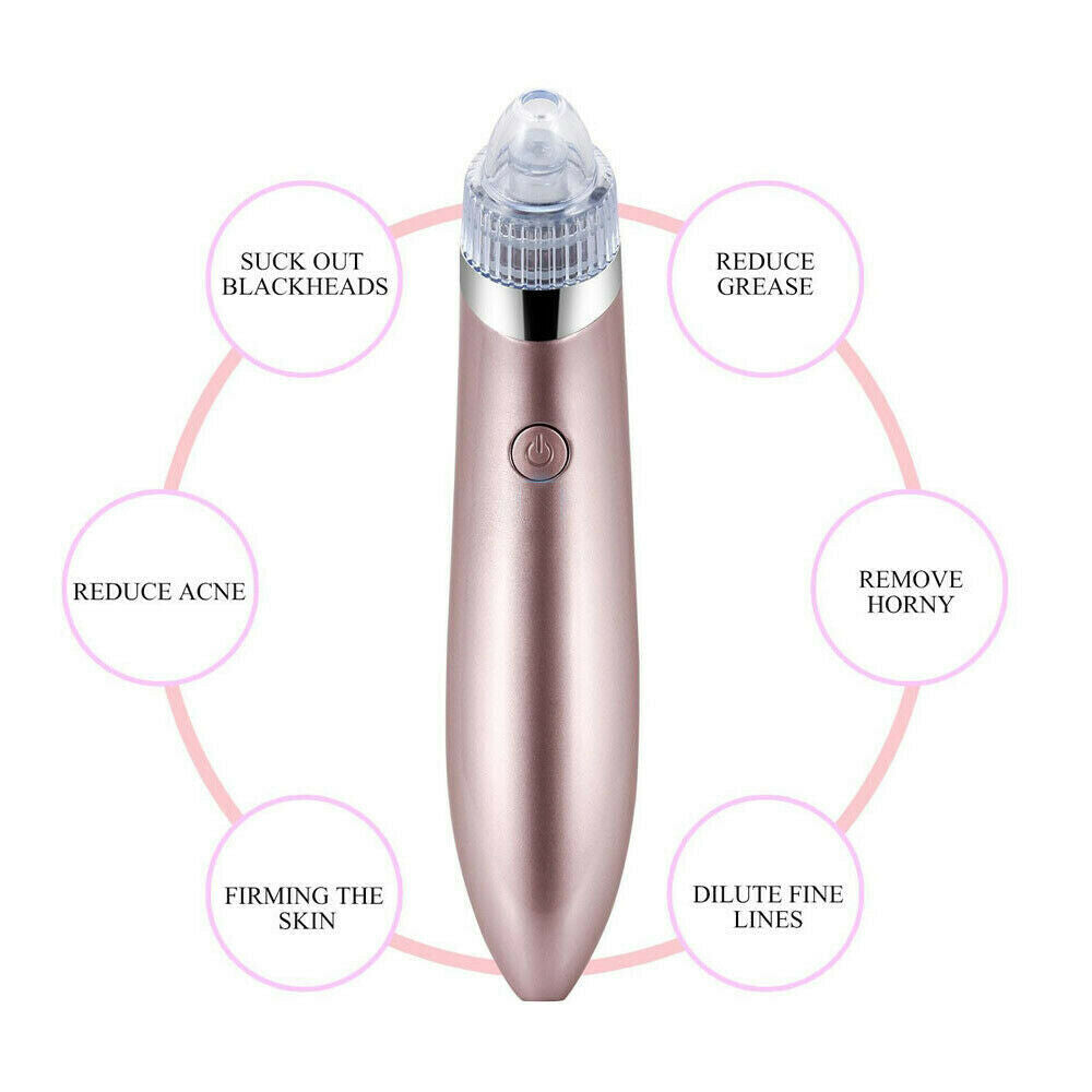 Electric Blackhead Remover – Strong Suction Pore Vacuum & Skin Cleaner
