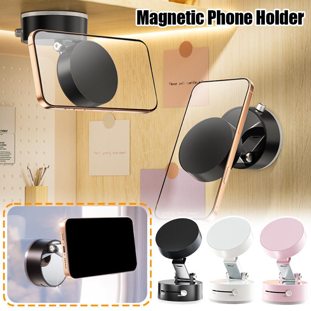 Foldable Magnetic Car Phone Holder – Strong Suction Cup, Hands-Free Navigation Mount