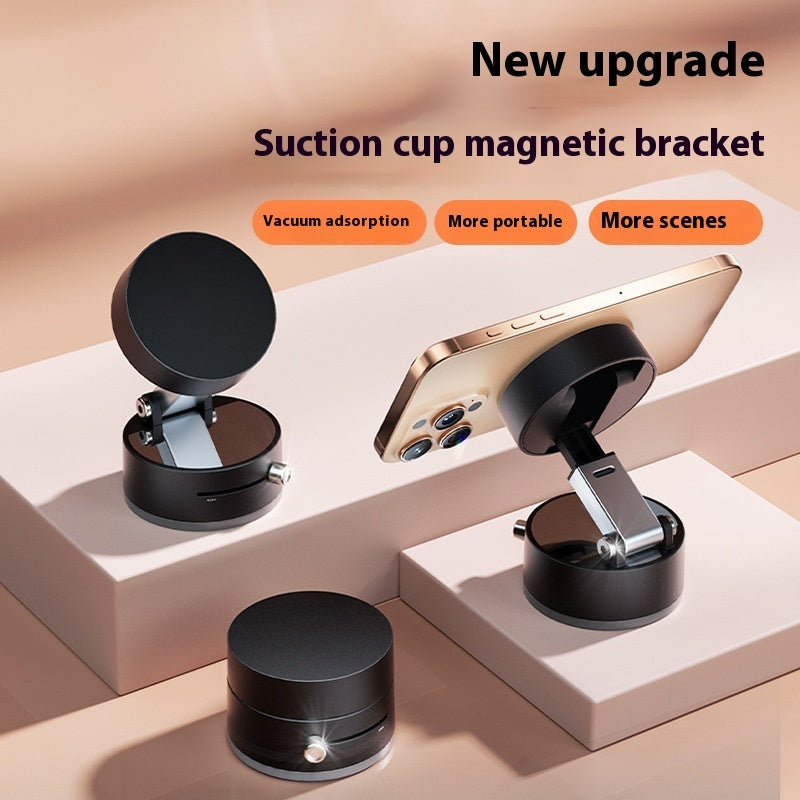 Foldable Magnetic Car Phone Holder – Strong Suction Cup, Hands-Free Navigation Mount