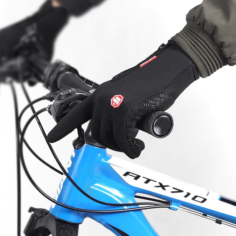 Waterproof Winter Riding Gloves – Touch Screen, Anti-Slip, Fleece-Lined