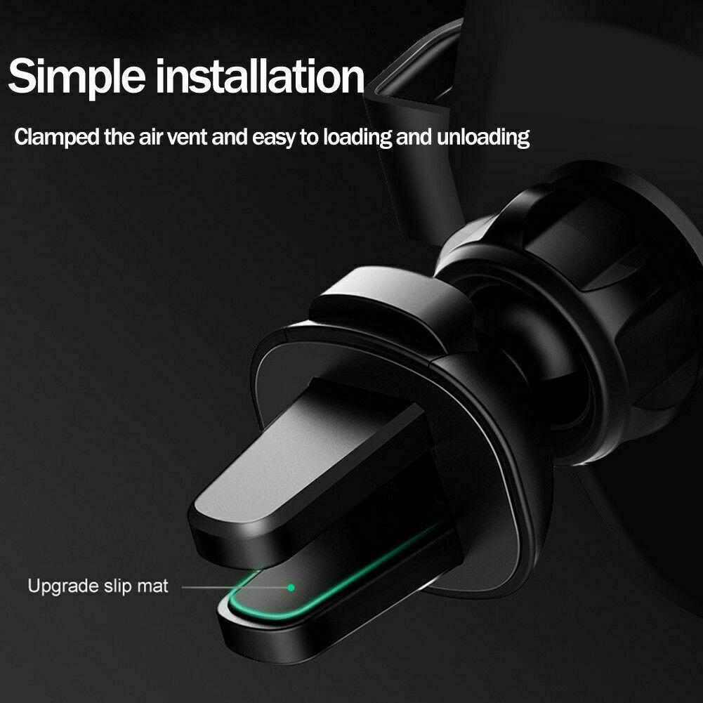 10W Qi Wireless Fast Car Charger – Automatic Clamping Phone Mount