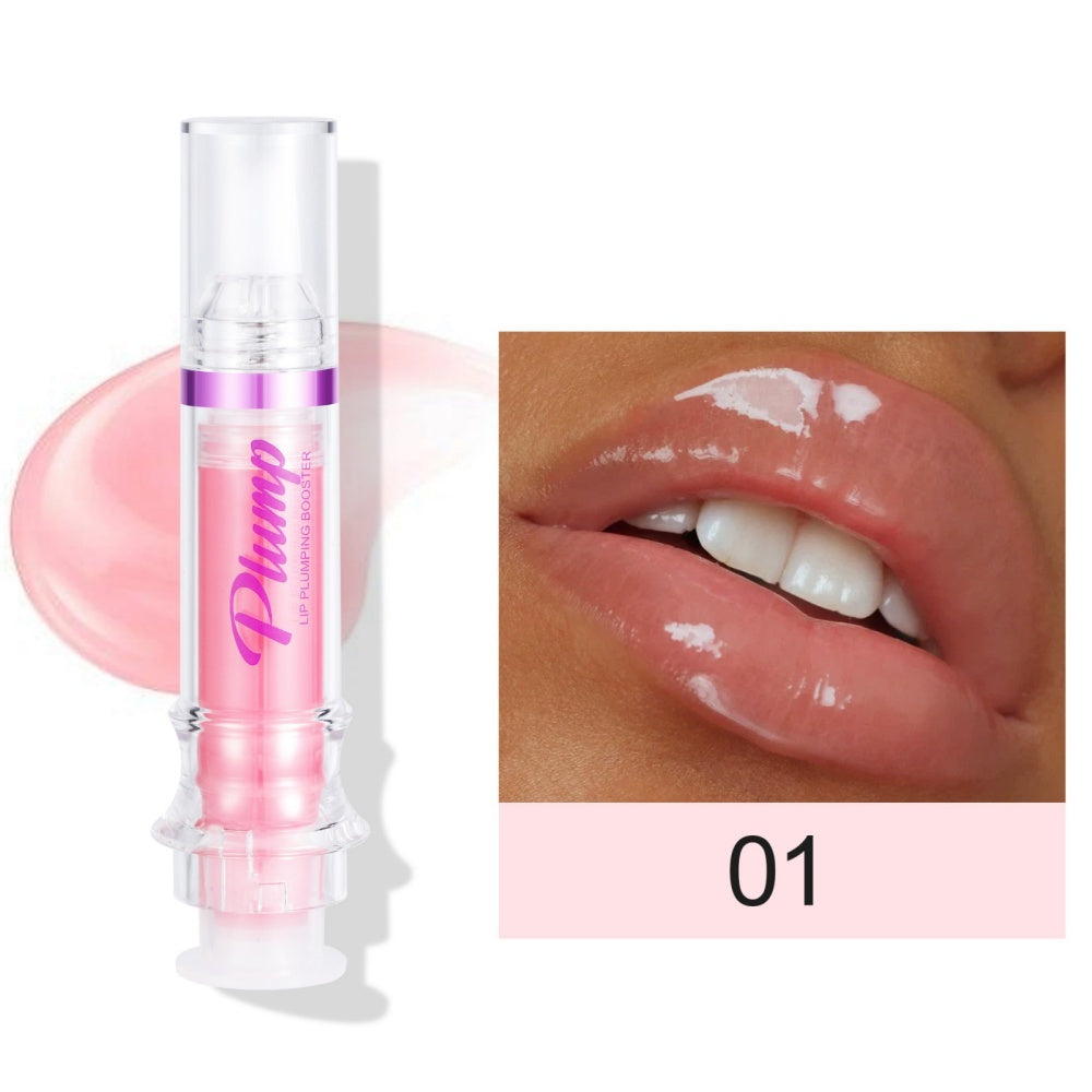 Rich Glossy Liquid Lipstick – Spicy Plumping Mirror Shine Lip Gloss