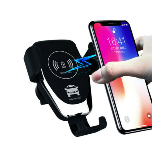 10W Qi Wireless Fast Car Charger – Automatic Clamping Phone Mount