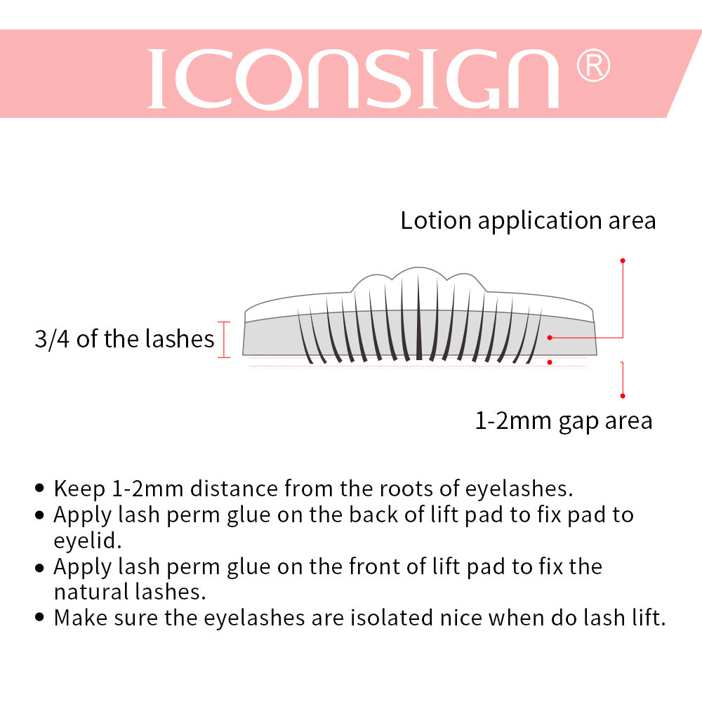 ICONSIGN Eyelash Lift Kit – Lash Perming & Curling Set for Long-Lasting Lift