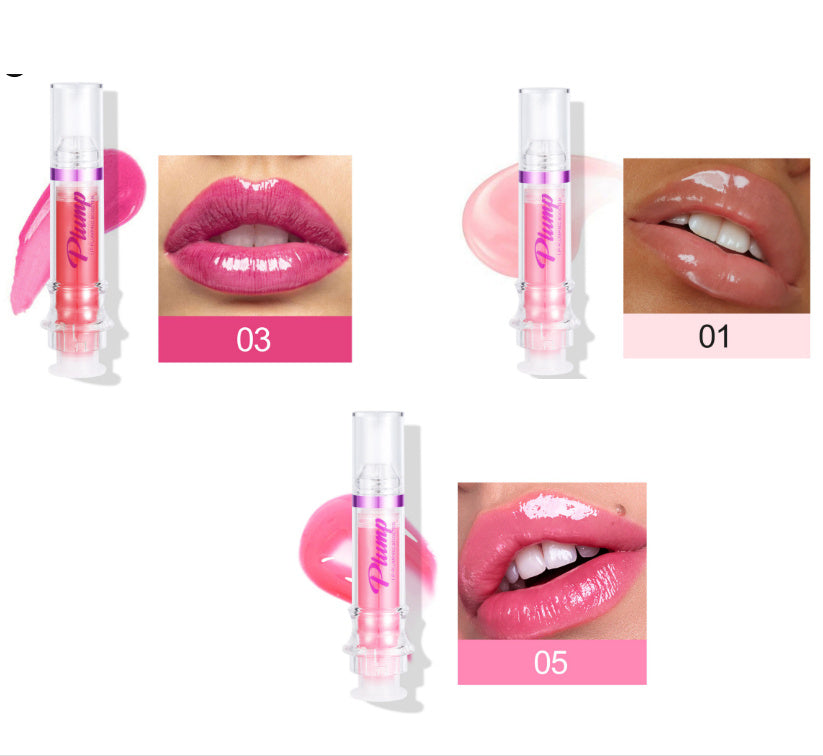Rich Glossy Liquid Lipstick – Spicy Plumping Mirror Shine Lip Gloss