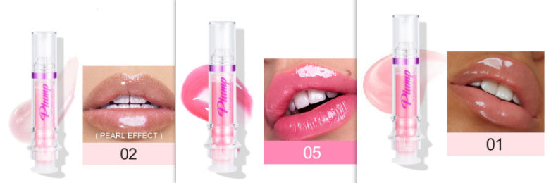 Rich Glossy Liquid Lipstick – Spicy Plumping Mirror Shine Lip Gloss
