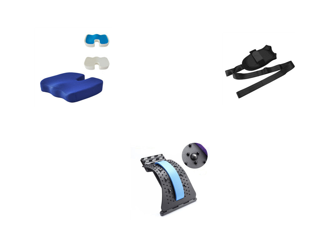 Lumbar Support Waist Traction Belt – Adjustable Back Brace for Posture & Comfort