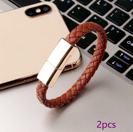 Bracelet USB Charging Cable – Wearable Data & Charging Cord for iPhone / USB-C / Micro USB