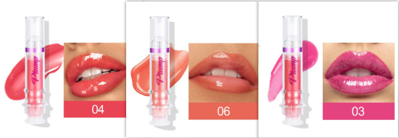 Rich Glossy Liquid Lipstick – Spicy Plumping Mirror Shine Lip Gloss
