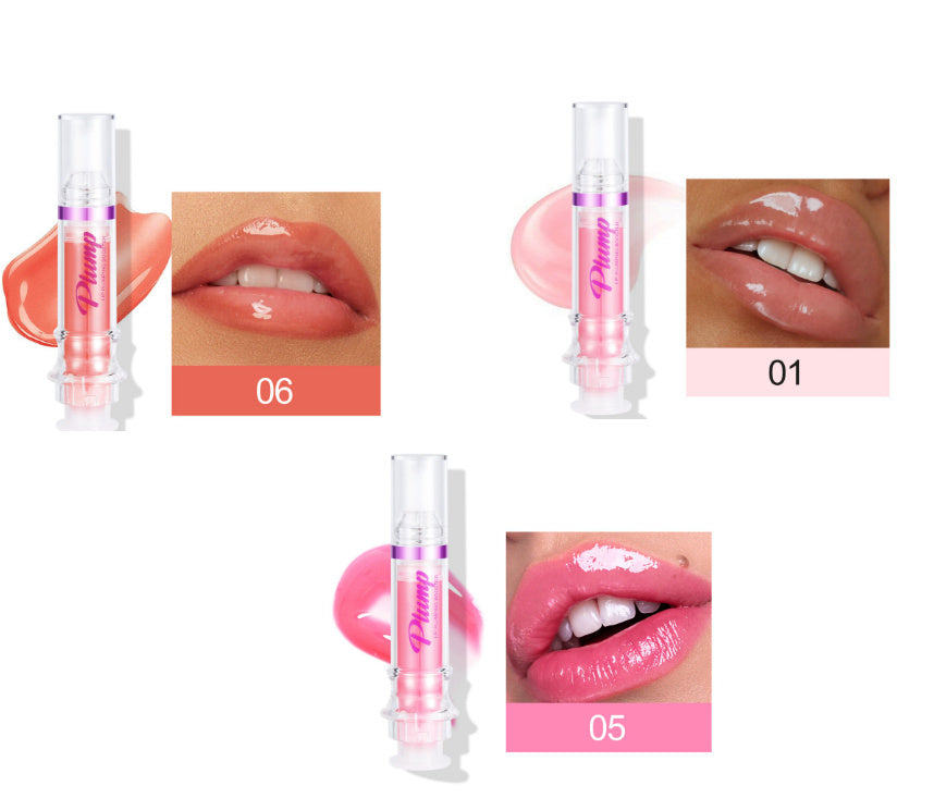 Rich Glossy Liquid Lipstick – Spicy Plumping Mirror Shine Lip Gloss