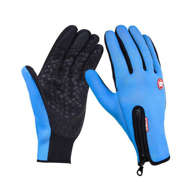 Waterproof Winter Riding Gloves – Touch Screen, Anti-Slip, Fleece-Lined