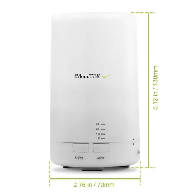 Mini Ultrasonic Essential Oil Diffuser – Portable Cool Mist Aromatherapy Humidifier