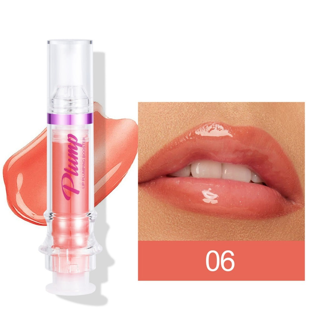 Rich Glossy Liquid Lipstick – Spicy Plumping Mirror Shine Lip Gloss