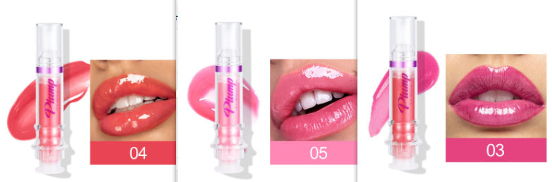 Rich Glossy Liquid Lipstick – Spicy Plumping Mirror Shine Lip Gloss
