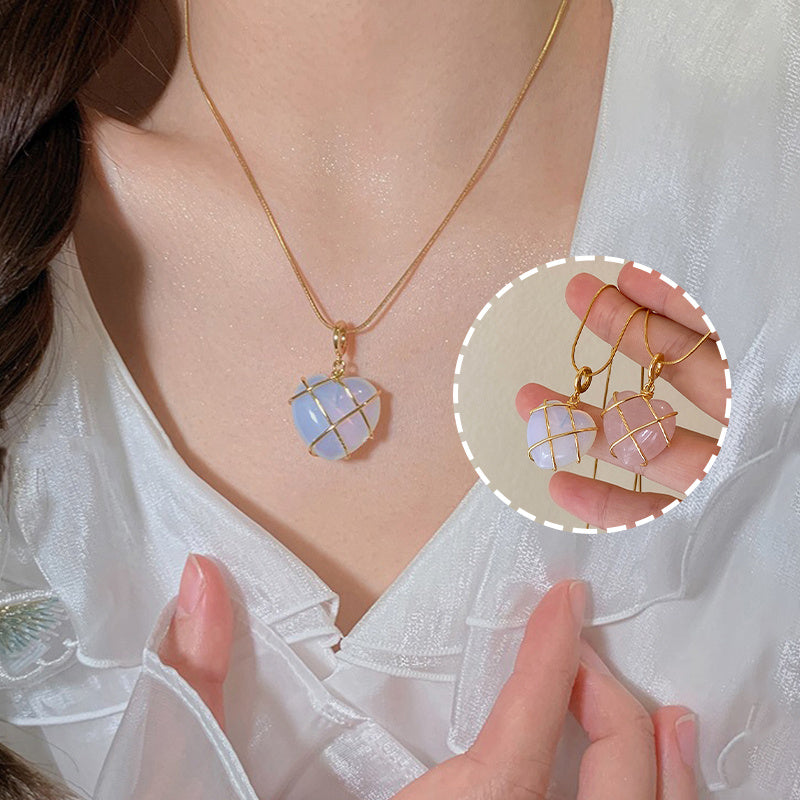 Moonstone Princess Necklace – Cute Cartoon-Inspired Jewelry for Girls