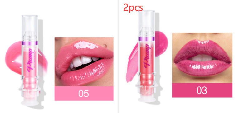 Rich Glossy Liquid Lipstick – Spicy Plumping Mirror Shine Lip Gloss